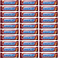Snickers Chocolatina con Deliciosa Crema de Cacahuete 50g* 30 ud